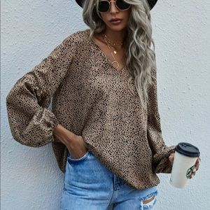 Long sleeve blouse top